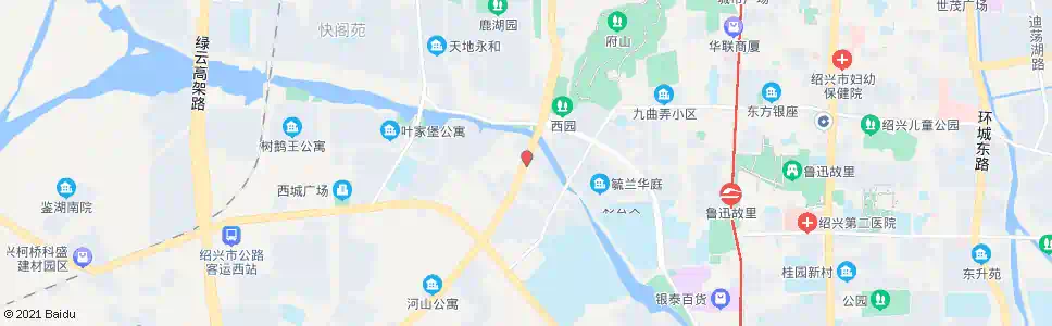 绍兴偏门风泽园_公交站地图_绍兴公交_妙搜公交查询2025