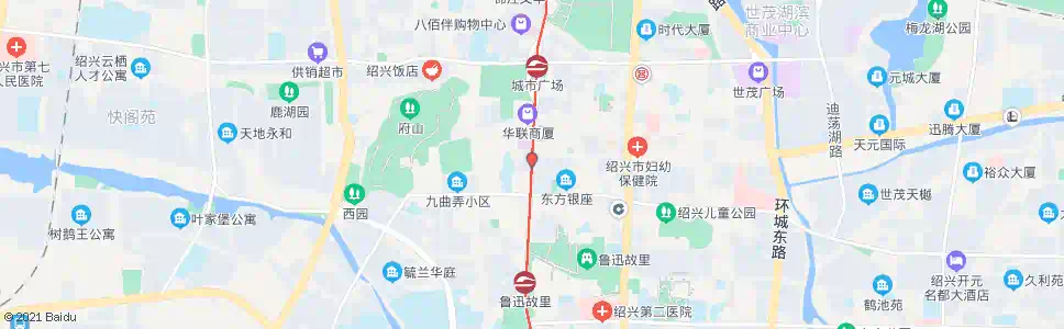 绍兴供销大厦_公交站地图_绍兴公交_妙搜公交查询2025