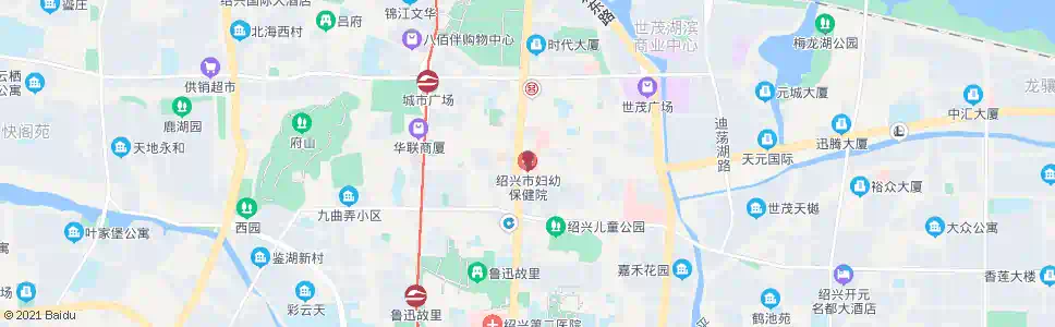 绍兴妇保医院_公交站地图_绍兴公交_妙搜公交查询2025