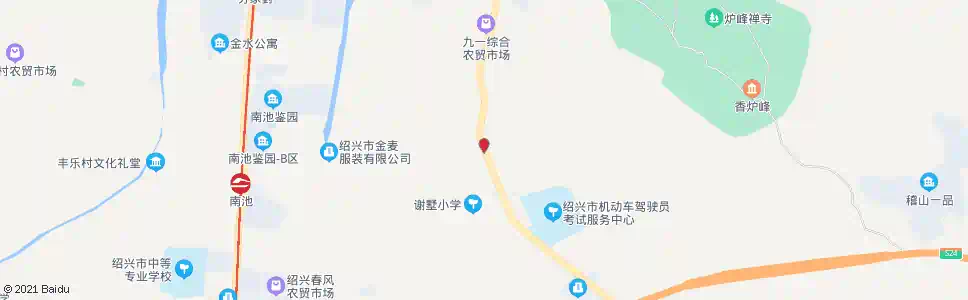 绍兴煤气公司_公交站地图_绍兴公交_妙搜公交查询2025