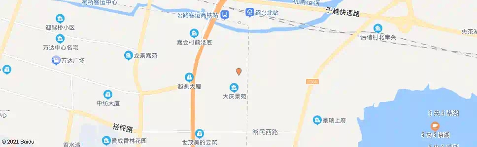 绍兴大庆寺村_公交站地图_绍兴公交_妙搜公交查询2025
