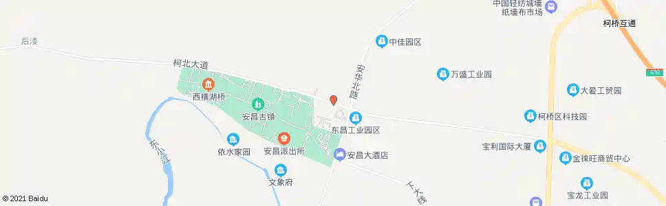 绍兴柯北大道_公交站地图_绍兴公交_妙搜公交查询2025
