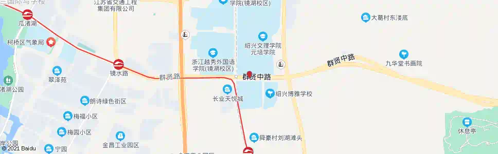 绍兴高教园区南_公交站地图_绍兴公交_妙搜公交查询2025