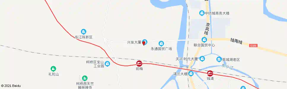 绍兴区审批中心钱清分中心_公交站地图_绍兴公交_妙搜公交查询2025