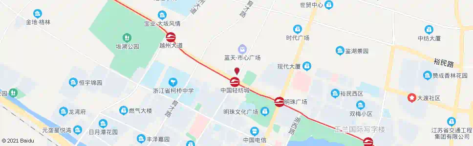 绍兴国际商贸城停车场_公交站地图_绍兴公交_妙搜公交查询2025