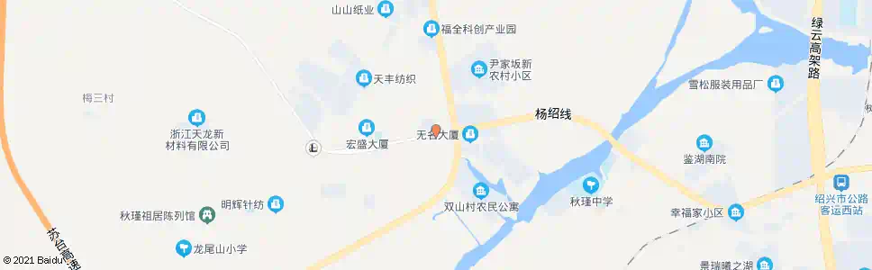 绍兴小任家畈(福全环岛)_公交站地图_绍兴公交_妙搜公交查询2025