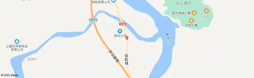绍兴浦下村_公交站地图_绍兴公交_妙搜公交查询2025