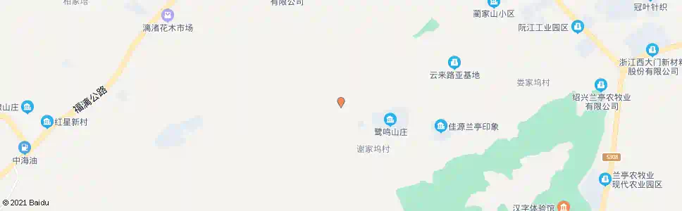 绍兴谢坞村_公交站地图_绍兴公交_妙搜公交查询2025