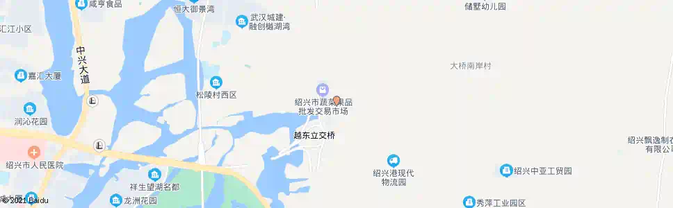 绍兴果蔬批发市场南门_公交站地图_绍兴公交_妙搜公交查询2025