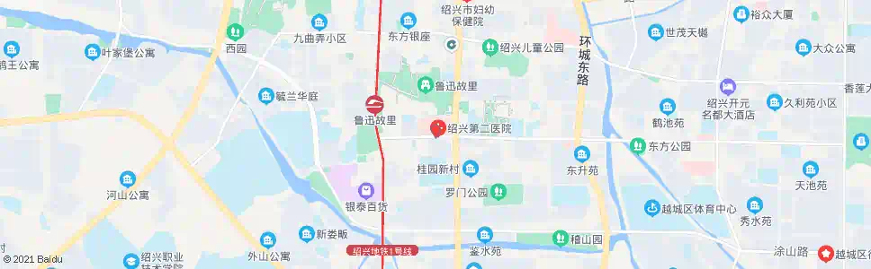 绍兴浙一分院门诊楼_公交站地图_绍兴公交_妙搜公交查询2025