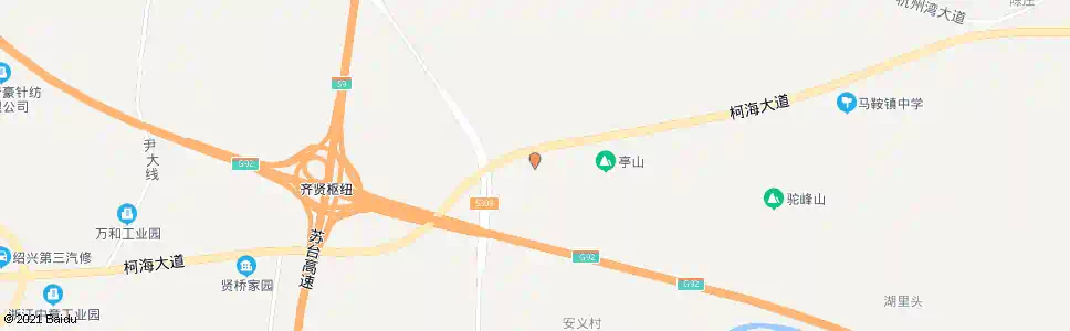 绍兴亭峰村_公交站地图_绍兴公交_妙搜公交查询2025
