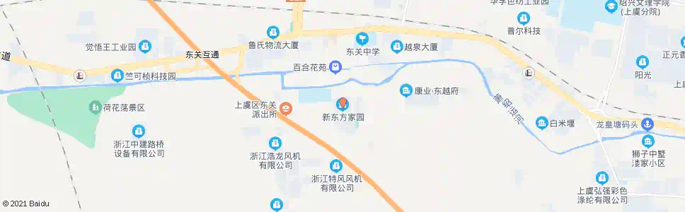 绍兴东方家园_公交站地图_绍兴公交_妙搜公交查询2025