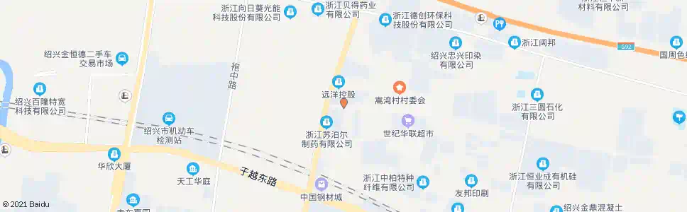 绍兴浙江震元_公交站地图_绍兴公交_妙搜公交查询2025