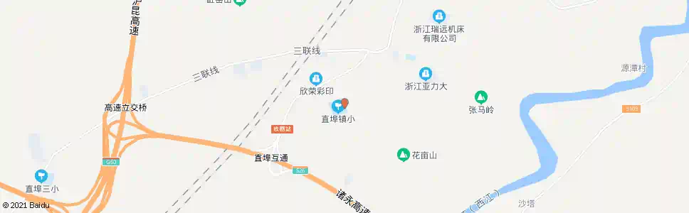 绍兴直埠镇小_公交站地图_绍兴公交_妙搜公交查询2025