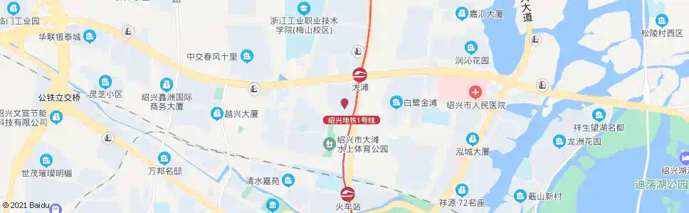 绍兴山水人家_公交站地图_绍兴公交_妙搜公交查询2025