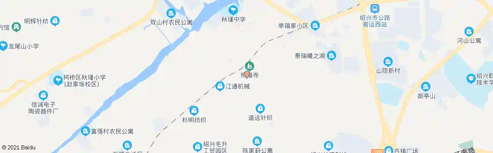 绍兴对旗山_公交站地图_绍兴公交_妙搜公交查询2025