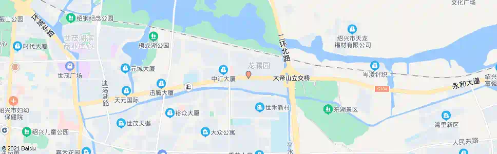 绍兴龙骧园(舜江路口)_公交站地图_绍兴公交_妙搜公交查询2025