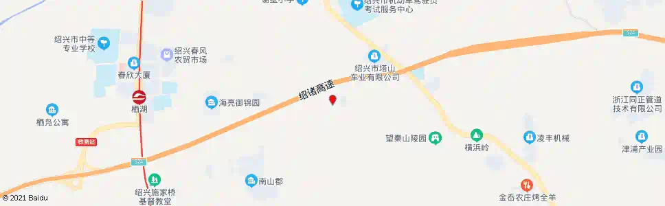 绍兴上道_公交站地图_绍兴公交_妙搜公交查询2025