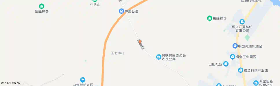 绍兴王七墩_公交站地图_绍兴公交_妙搜公交查询2025