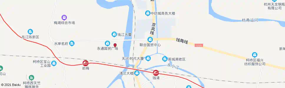 绍兴永通国贸(镇前路口)_公交站地图_绍兴公交_妙搜公交查询2025