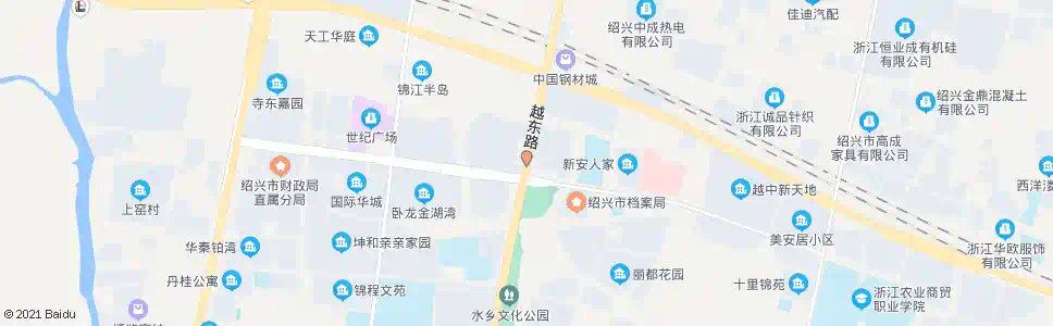 绍兴市档案馆(世纪街口)_公交站地图_绍兴公交_妙搜公交查询2025