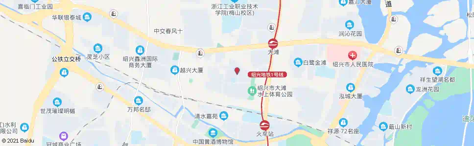 绍兴山水名家_公交站地图_绍兴公交_妙搜公交查询2025