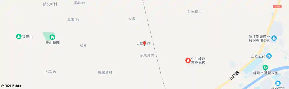 绍兴东大湾_公交站地图_绍兴公交_妙搜公交查询2025
