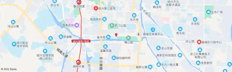 绍兴稽山公园_公交站地图_绍兴公交_妙搜公交查询2025