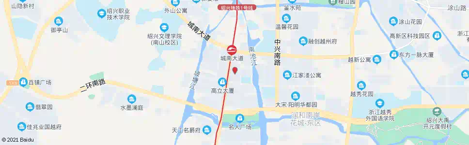 绍兴翠苑新村_公交站地图_绍兴公交_妙搜公交查询2025
