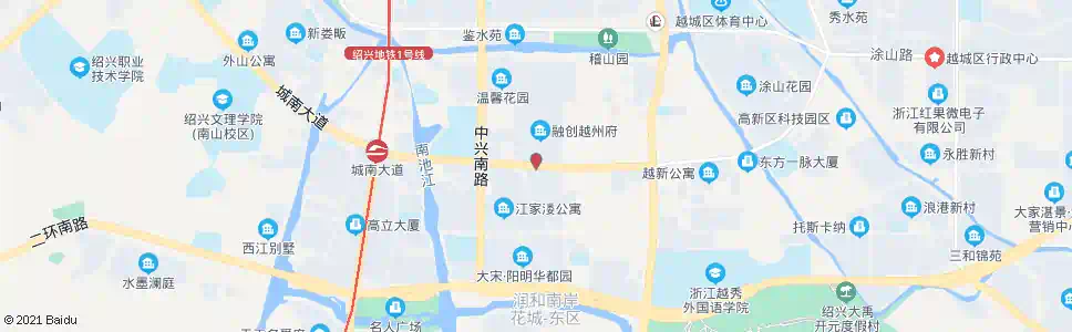 绍兴景都花园北门_公交站地图_绍兴公交_妙搜公交查询2025