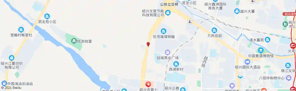 绍兴里水江村_公交站地图_绍兴公交_妙搜公交查询2025