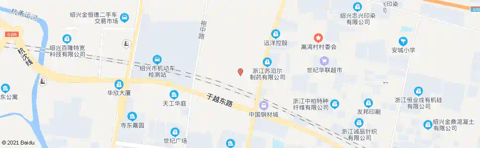 绍兴立新印染厂_公交站地图_绍兴公交_妙搜公交查询2025