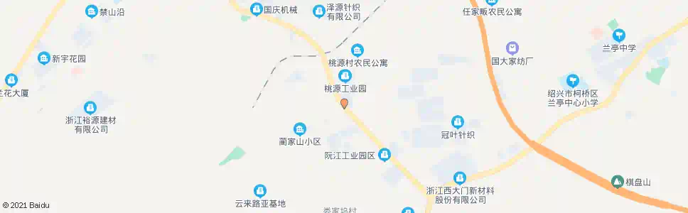 绍兴桃源村委(咸亨实业集团)_公交站地图_绍兴公交_妙搜公交查询2025