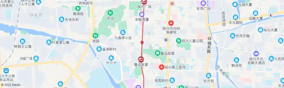 绍兴鲁迅路口_公交站地图_绍兴公交_妙搜公交查询2025