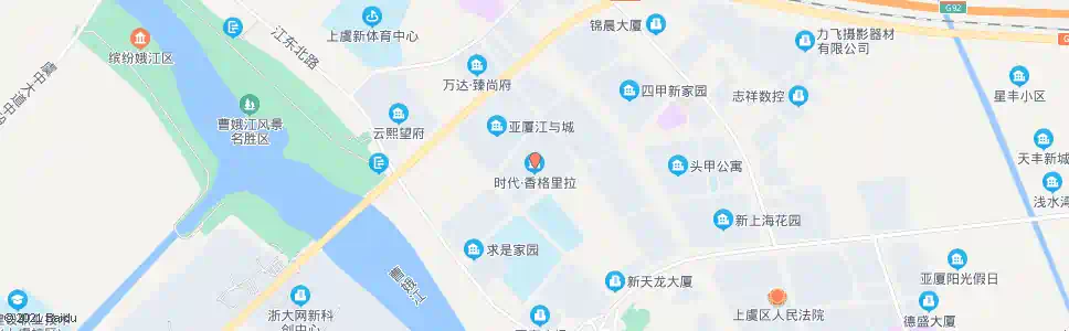 绍兴时代香格里拉_公交站地图_绍兴公交_妙搜公交查询2025