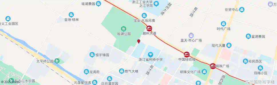绍兴区实验小学西_公交站地图_绍兴公交_妙搜公交查询2025