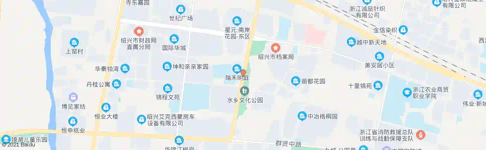 绍兴瑞禾明庭_公交站地图_绍兴公交_妙搜公交查询2025