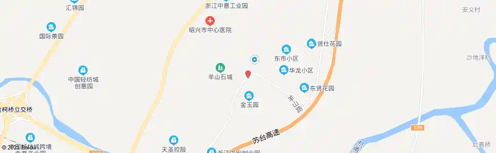 绍兴羊山公园_公交站地图_绍兴公交_妙搜公交查询2025