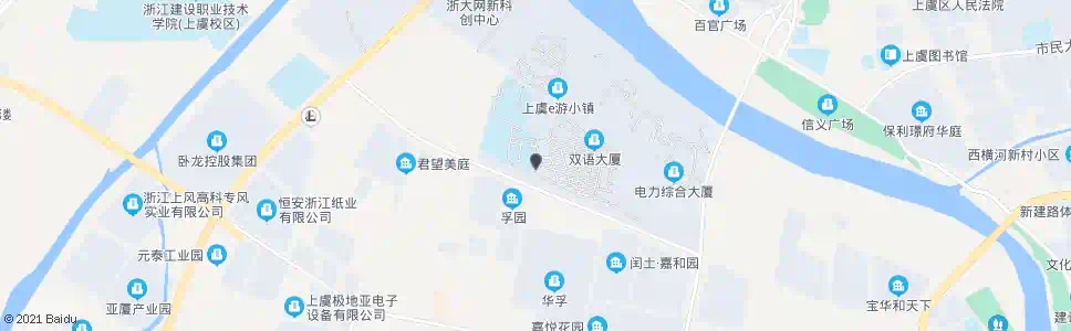 绍兴上虞外国语学校(东)_公交站地图_绍兴公交_妙搜公交查询2025