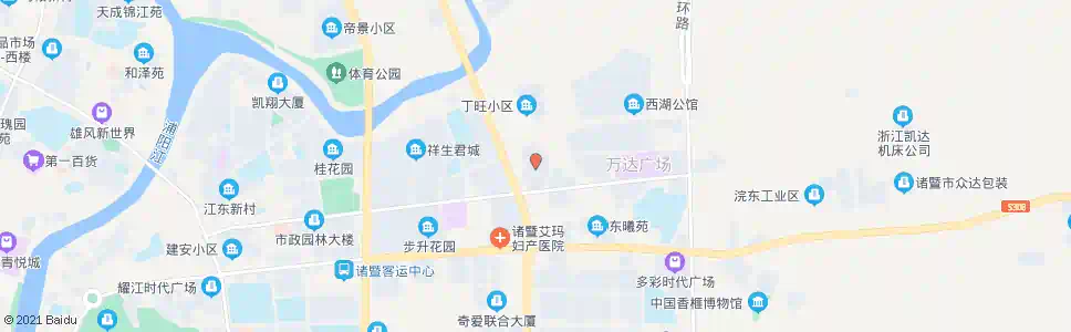 绍兴丁严王小区_公交站地图_绍兴公交_妙搜公交查询2025