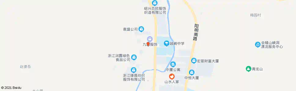 绍兴平水服装工业园区_公交站地图_绍兴公交_妙搜公交查询2025