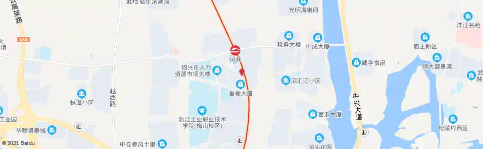 绍兴章树路_公交站地图_绍兴公交_妙搜公交查询2025