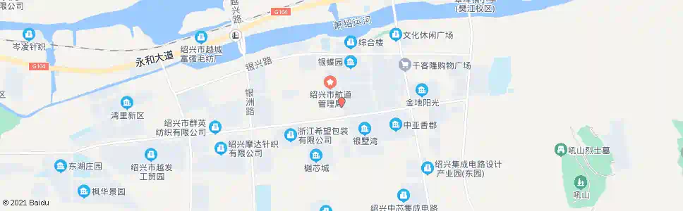 绍兴金宇园_公交站地图_绍兴公交_妙搜公交查询2025