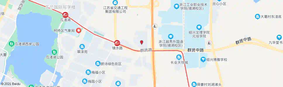 绍兴镜湖时代_公交站地图_绍兴公交_妙搜公交查询2025