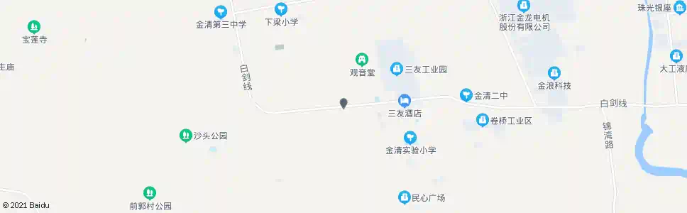 台州三金村_公交站地图_台州公交_妙搜公交查询2025