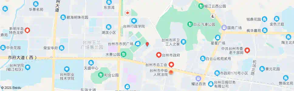 台州市图书馆_公交站地图_台州公交_妙搜公交查询2025