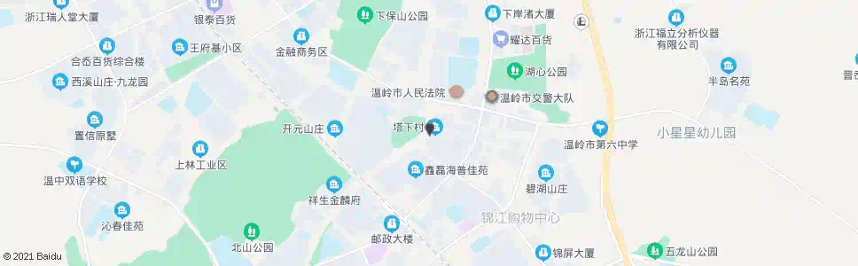 台州塔下_公交站地图_台州公交_妙搜公交查询2025