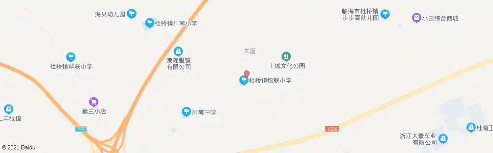 台州大屋_公交站地图_台州公交_妙搜公交查询2025