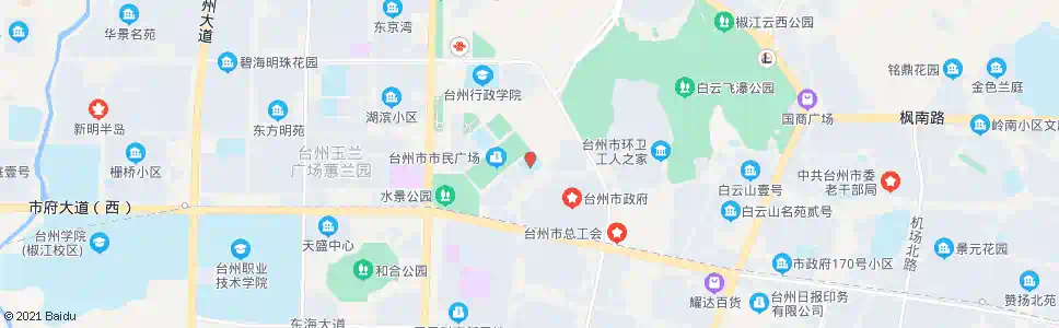 台州图书馆(办证中心)_公交站地图_台州公交_妙搜公交查询2025