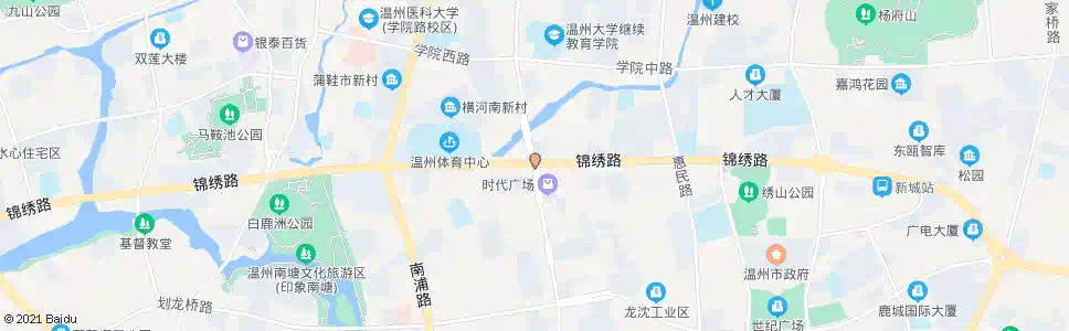 温州BRT锦绣路口_公交站地图_温州公交_妙搜公交查询2025